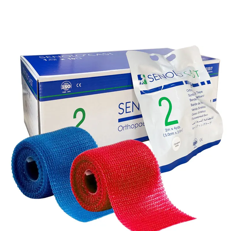 camouflage color Orthopedic Synthetic Fiber Glass Casting Tape Polymer Fiberglass Bandage cast