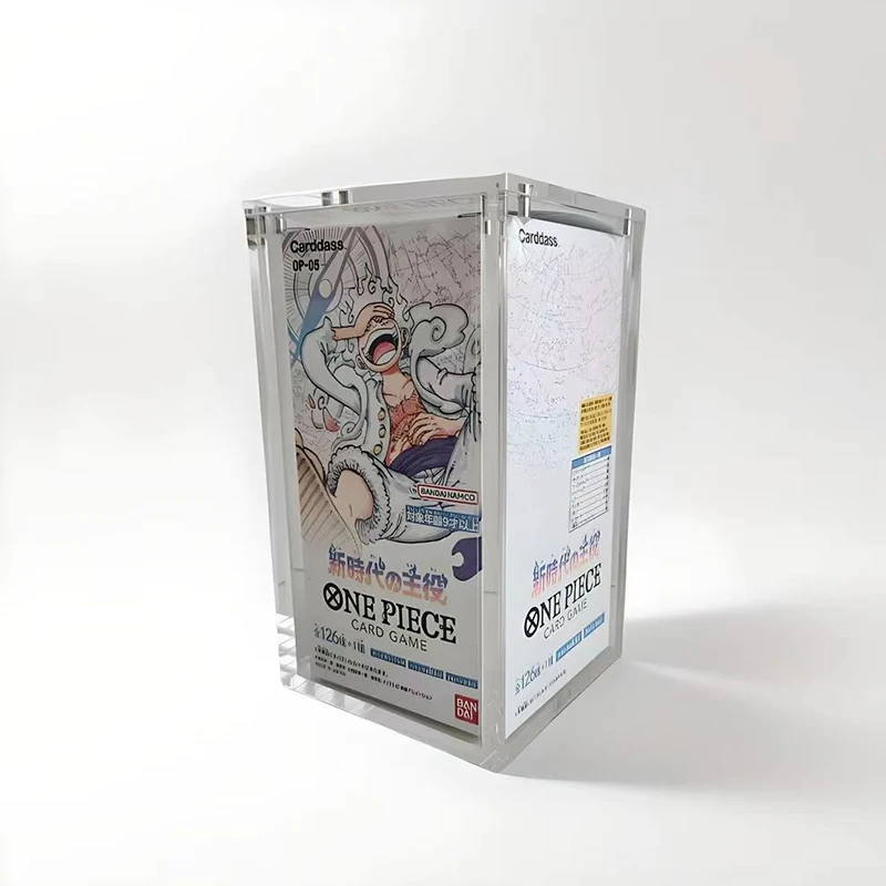 Custom Wholesale  Premium Acrylic Display Protector Case One Piece Japanese Booster Box For OP-03 Pillars Of Strength