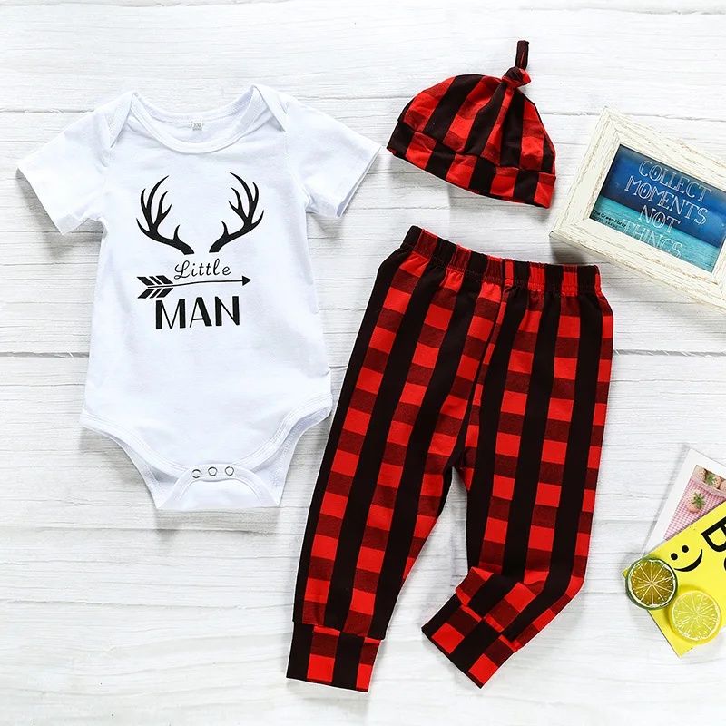 organic cotton baby long sleeve winter romper jumpsuit wholesale infant red outfits suit newborn baby christmas clothes set
