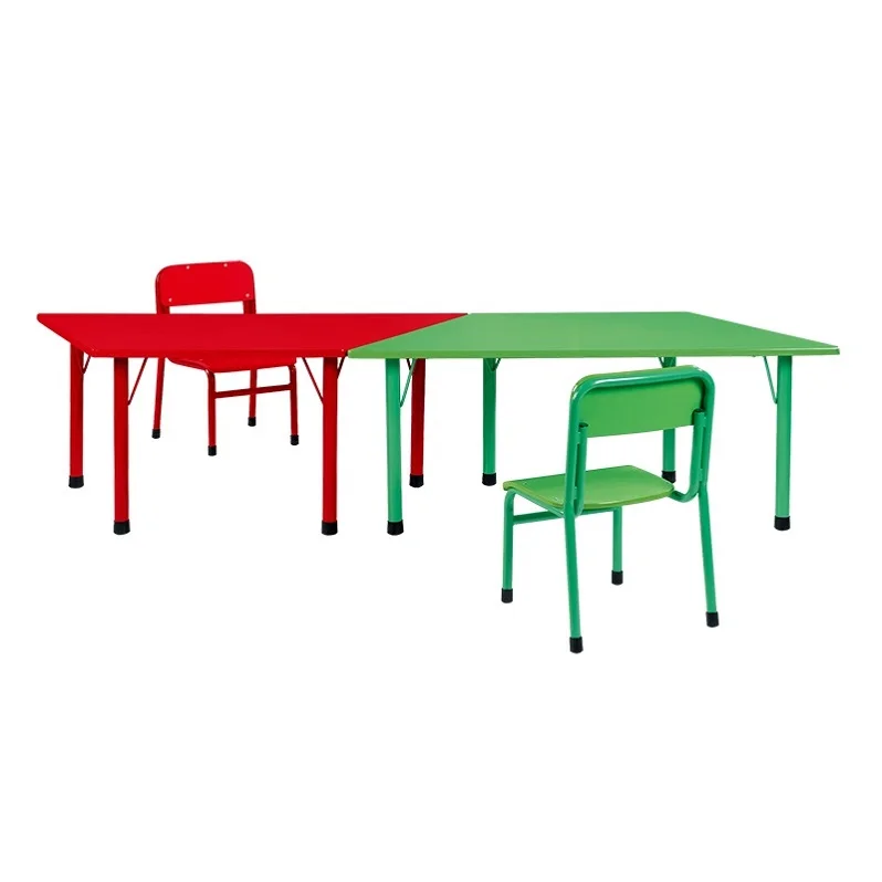 Nursery School Classroom Furniture Tables And Chairs Colorful Kindergarten Desk