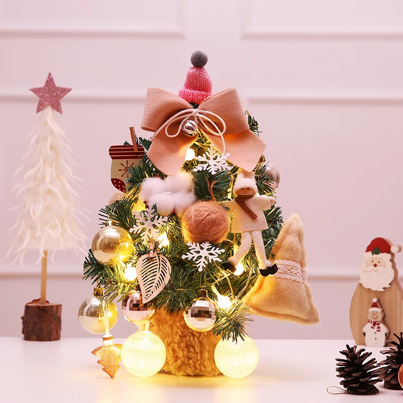 Cartoon Decoration Pendant Christmas Artificial Plants Trees Luxury Bow Tie Ornaments Christmas Gift