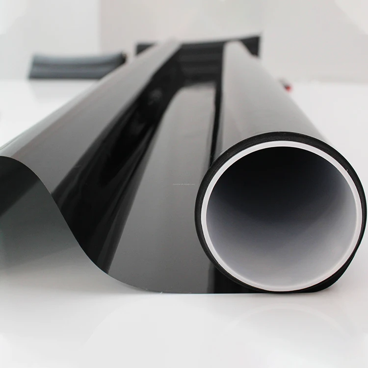ISFFILM High Heat Insulation Low reflection IRR 95% nano carbon  1.52*30m tint glass film self-adhesive solar window tint film