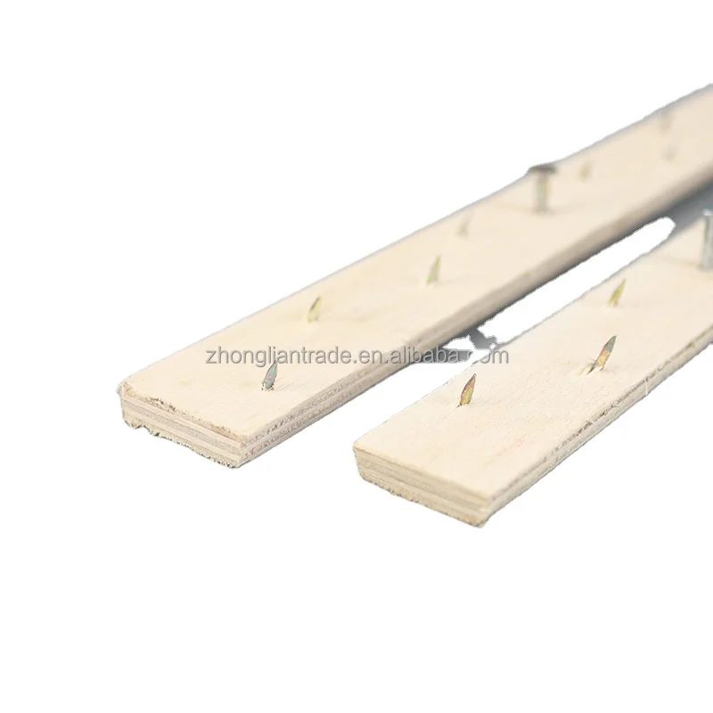 Carpet Tack Strip with Concrete Nails Premium Carpet Clip Wooden