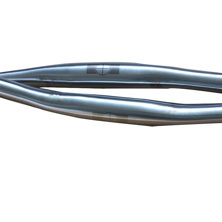 Wholesales 25.4mm 31.8mm Titanium Riser bar bike Swallow-shaped Handlebar For Mountain Bike