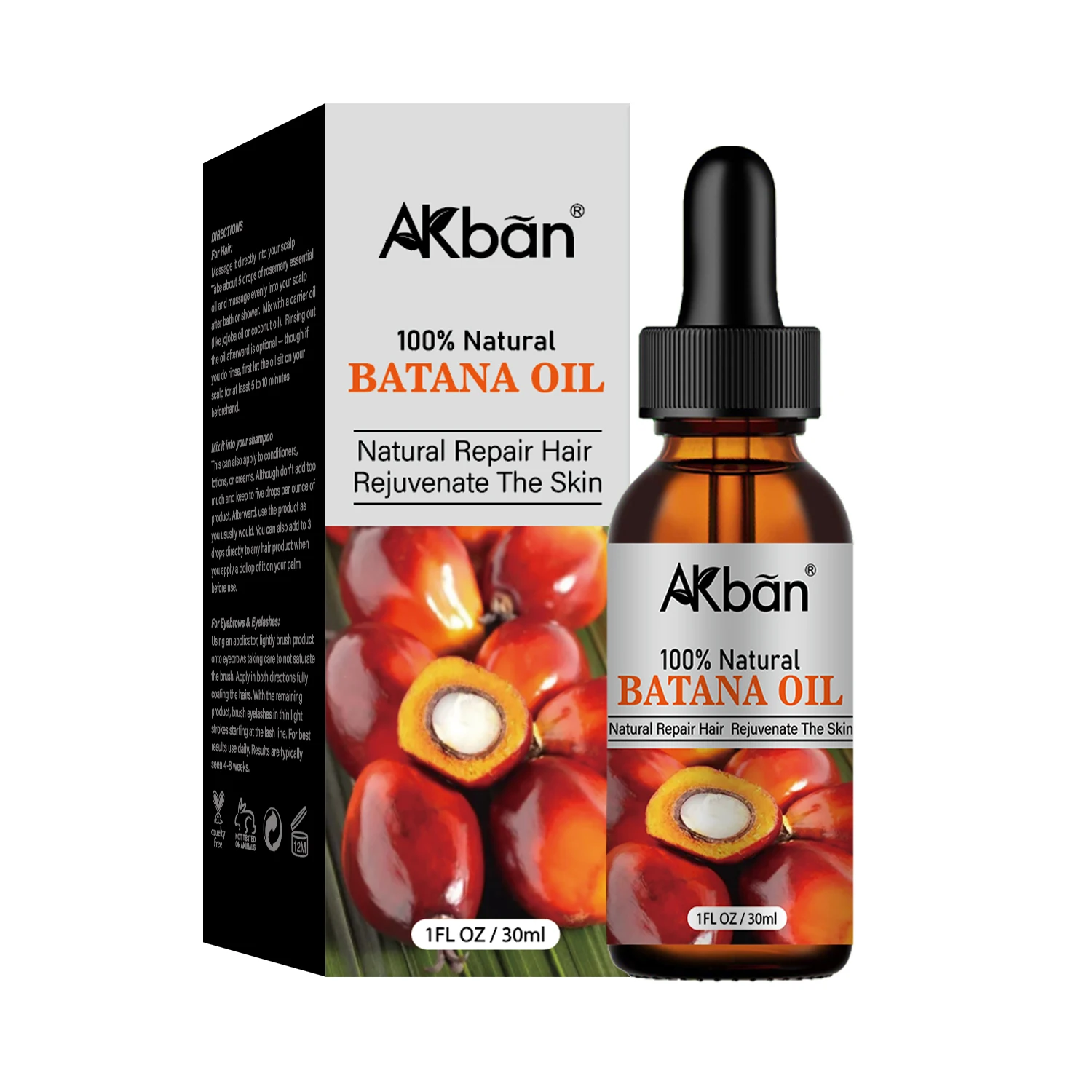 Масло батана для здоровых волос 100% натуральное способствует оздоровлению мужчин и женщин усиливает блеск кожи-462224