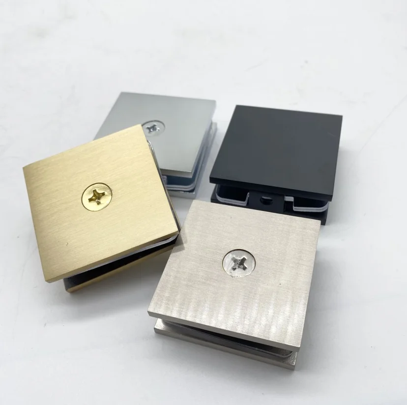 2 Inches Glass Clip Shower Glass Door Hardware Fittings Enclosure Clamp