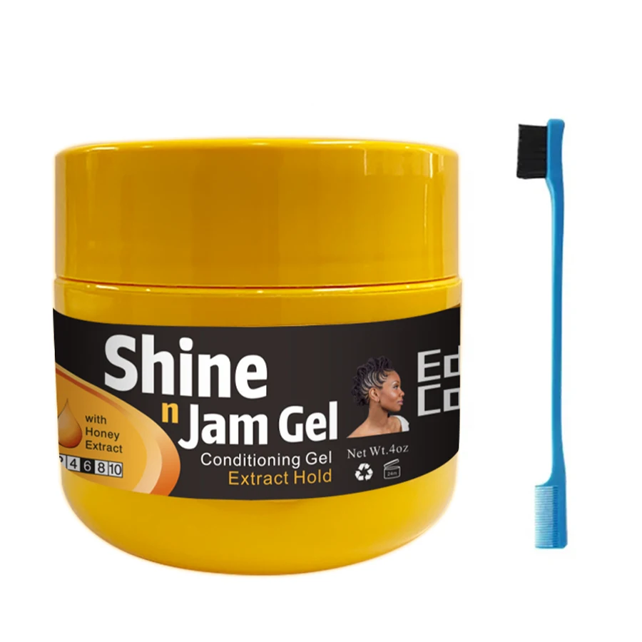 Edge Control Gel Strong Hold Style Gel Hair Styling Products Braiding Hair Wax Shine And Jam Hair Gel