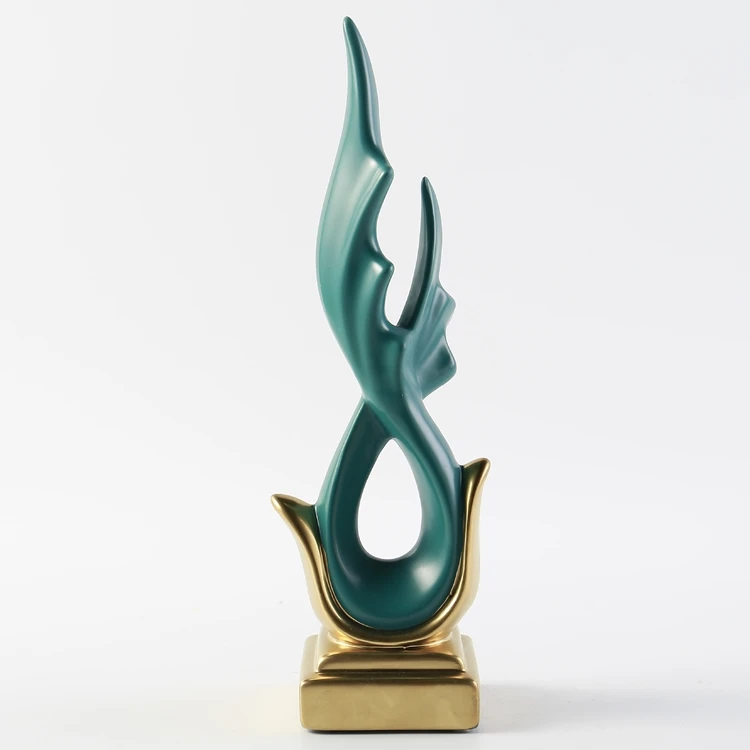 bulk european small hotel table electroplate ornaments unique modern home decoration item