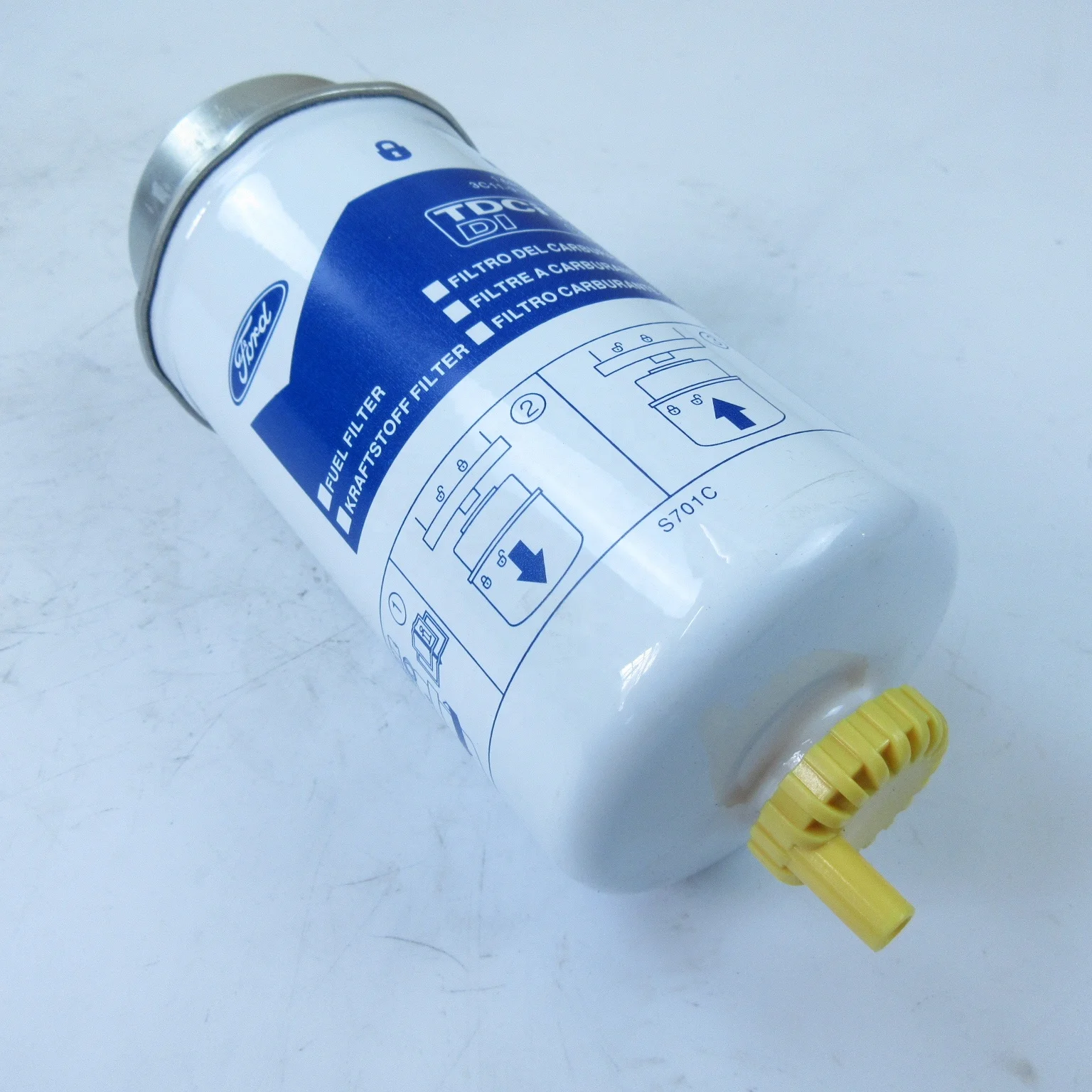 1685852 Genuine Diesel Oil Fuel Filter for Ford Transit V348 2.4L 3C11 9176 BC