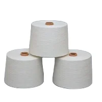 Fast Delivery cotton /polyester Blended Knitting Yarn Grey Cotton Yarn Crochet Thread