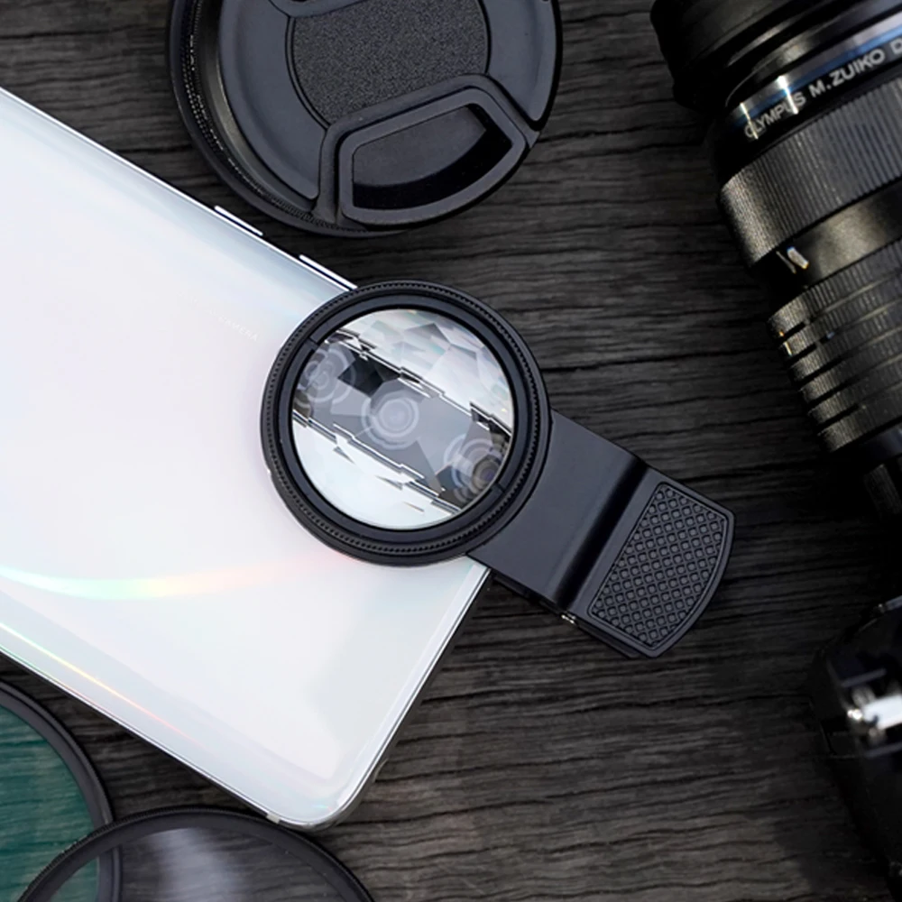 37mm Special Effect Kaleidoscope Filter Prism Len Camera Phone Filter For Smartphone