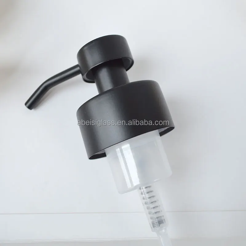 250ml 8oz современные янтарного стекла с пеной дозатор для жидкого мыла бутылка насосом из нержавеющей стали мытья