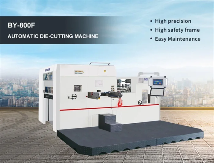 High speed present carbon box Automatic Die Cutting machine embossing and hot foil stamping for cardboard