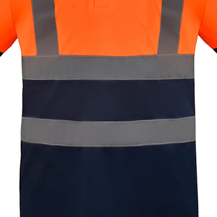 Factory direct sale reflective printing men logo custom shirts safety t shirt
