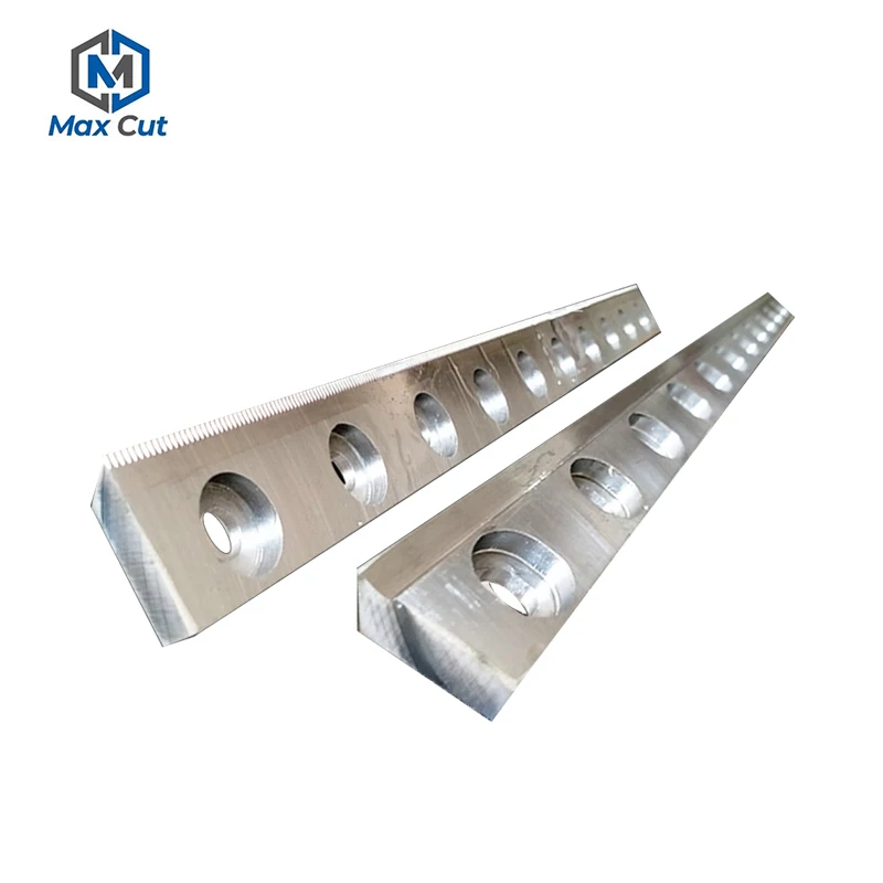 High Speed Spiral Paper Knife Cross Cutting Blade For Corrugated NC Cut Off Machine Corrugated Cardboard Cutting Blades