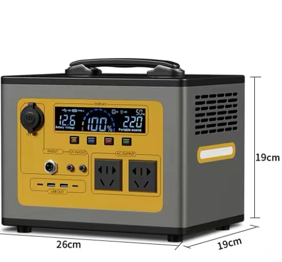 220V Outdoor Portable Mobile Power Banks & Power Station Emergency Energy Storage battery 300W 600w 1000w Solar Generator