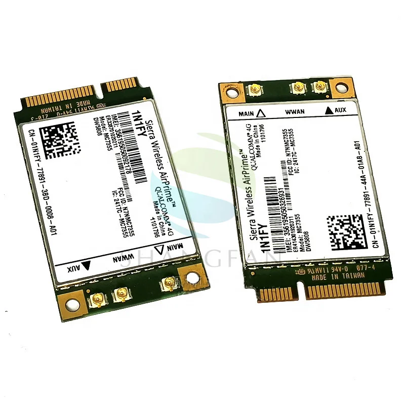 Для Sierra Wireless Airprime DW5808 PCIe LTE/HSPA + GPS 100 Мбит/с Карта 1N1FY для Dell 1900/2100/850/700 (B17)/700 4G модуль MC7355