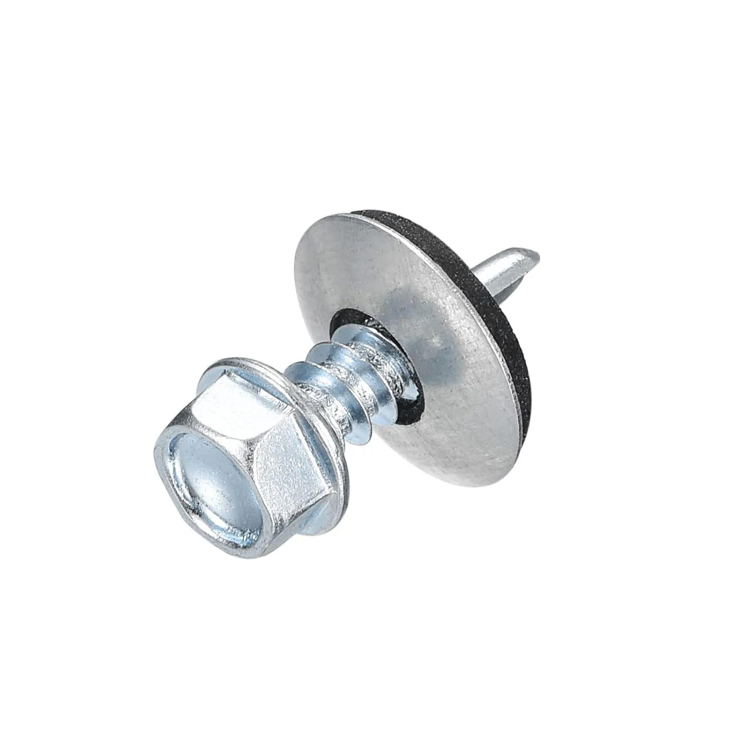 Taiwan Machine Produce Metal Galvanized Hex Washer Head Self Drilling Screw Roofing Screws Tek inch Size