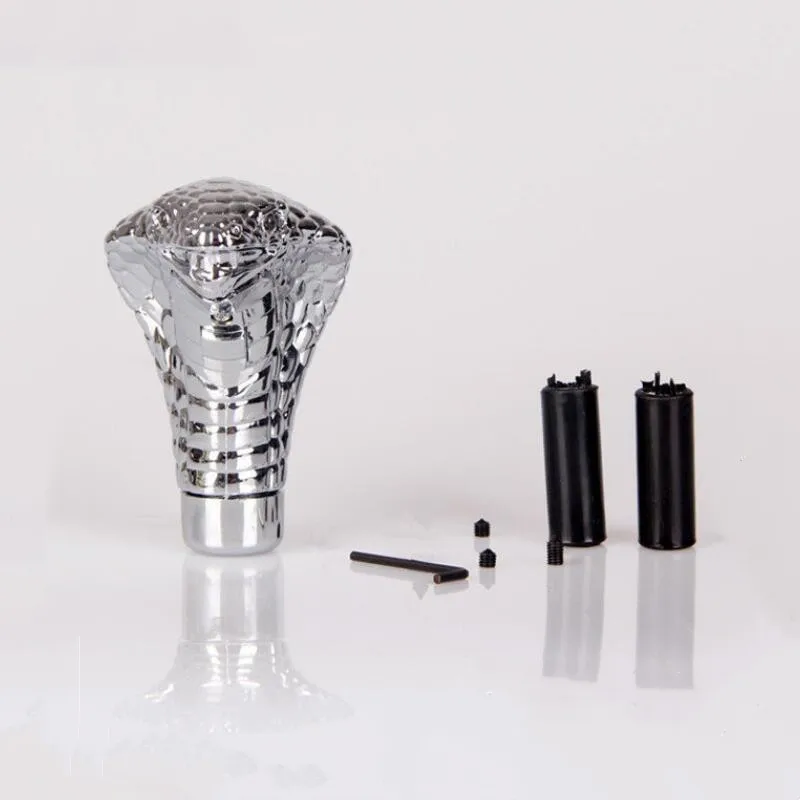 Car modified shift head Cobra style shift head Snake Head Gear Shift knob with LED lights