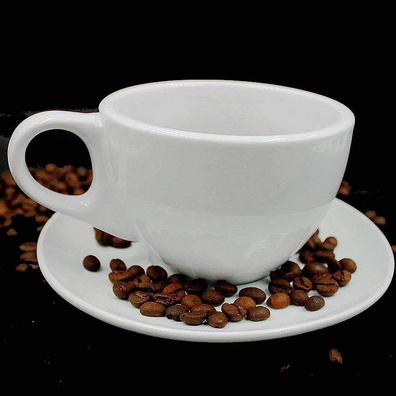 
Customer made ceramic coffee cup and saucer brand gift with logo print 