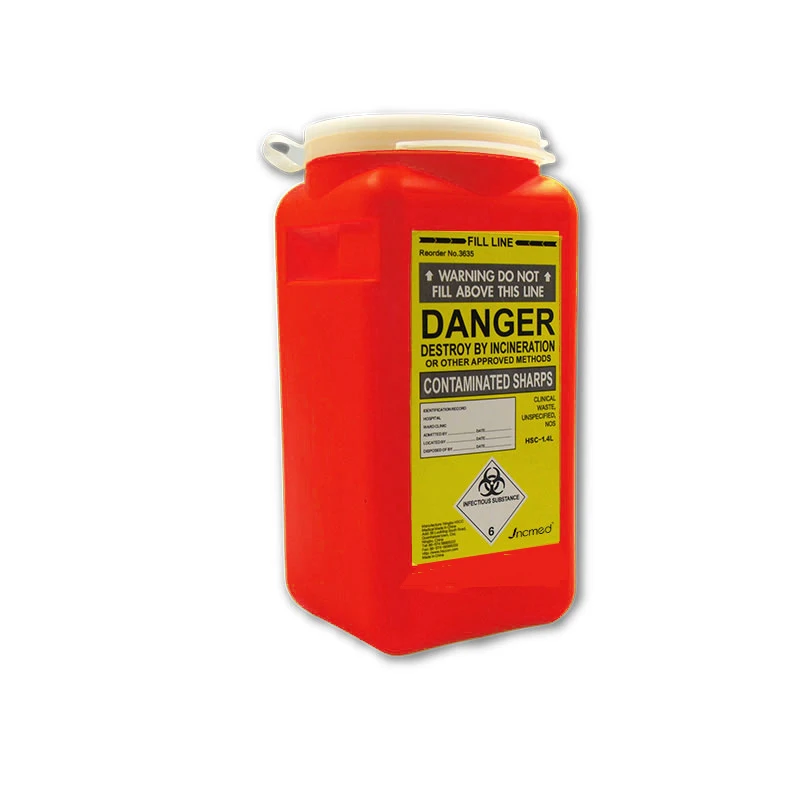 1.4 Quart sharps container insulin syringes Sharps bin Home Sharps Container