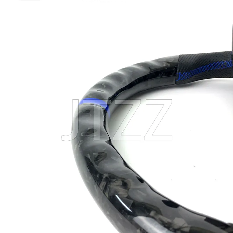 2015 2016 2017 2018 2019 FOR Ford Focus MK3 ST RS Forged Carbon Fiber Steering Wheel Suede Style Car Steering Wheel