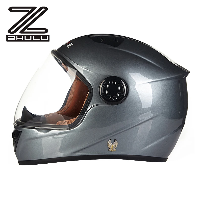 Высококачественный мотоциклетный защитный шлем с защитой от столкновений на все лицо