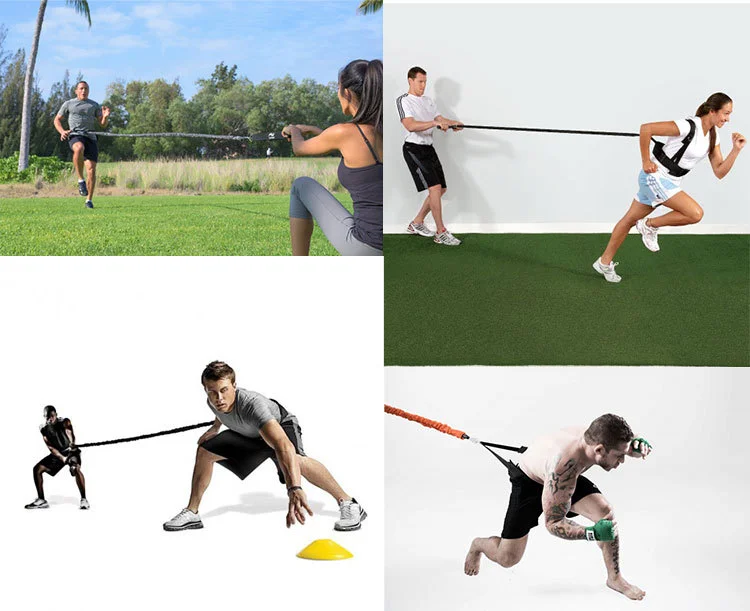 Running resistance Training bungee fitness band elastic shoulders support heavy training Bungee Cord