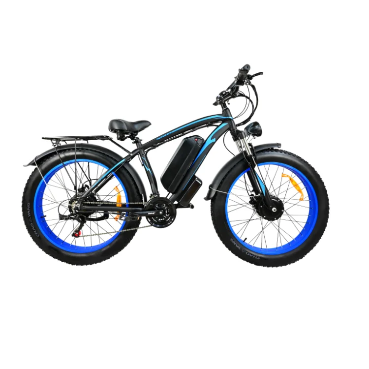 26 inch dual driver hydraulic disc brake 26*4.0 electric bicycle 2000w 50-80km for adults 45km/h with Shi-Mano 21 Speed