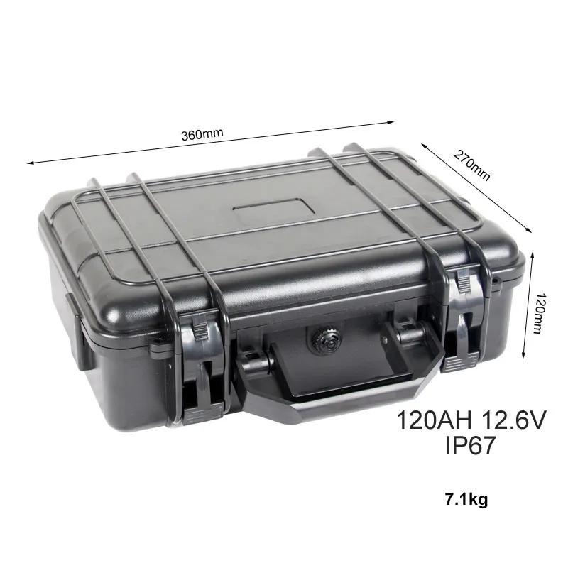 12V 120AH capacity lithium battery box wtih connection for motor power fin BLUEDRIVE sup board kayak stand up paddle board motor