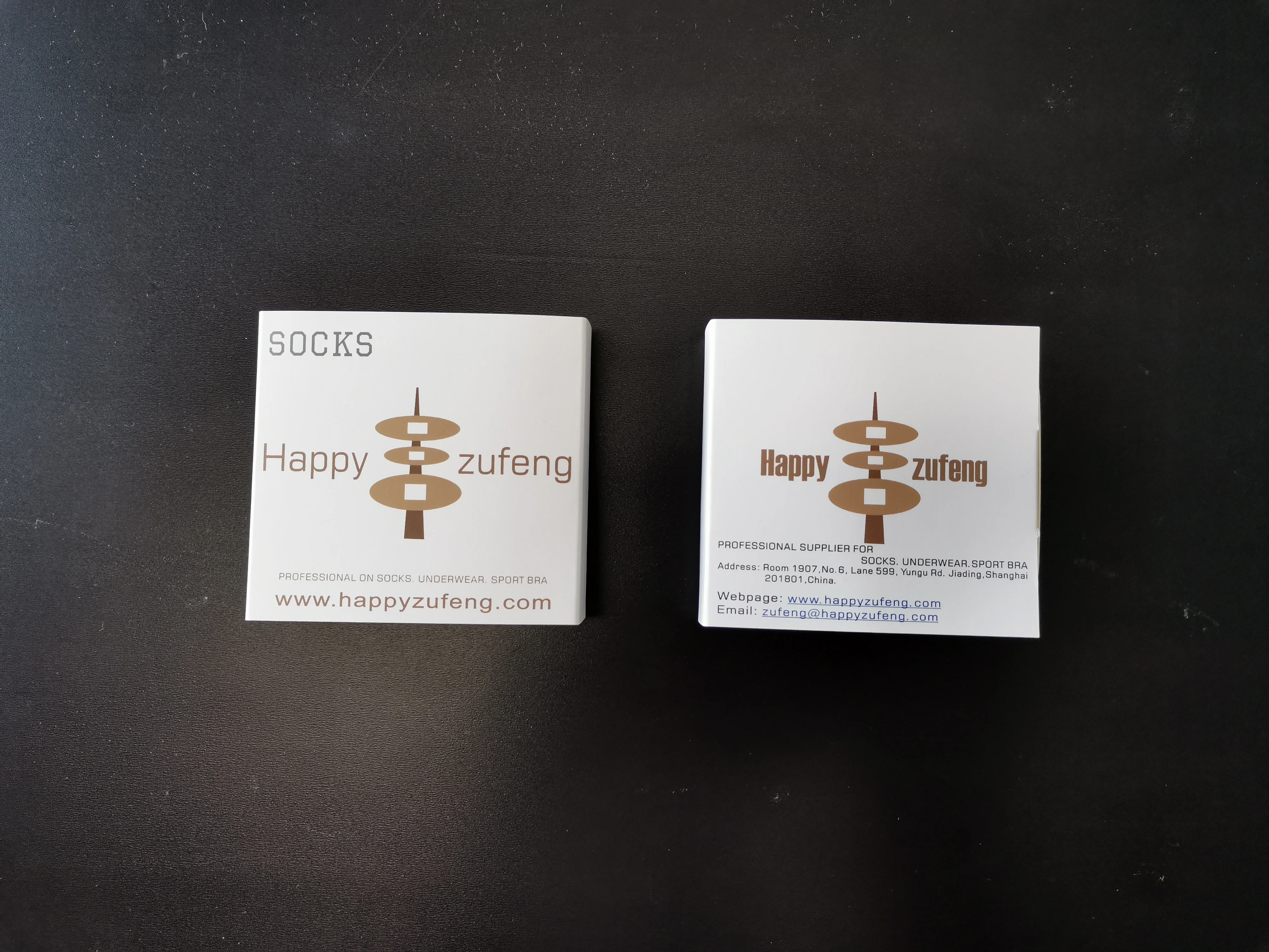 cardboard paper packaging socks labels