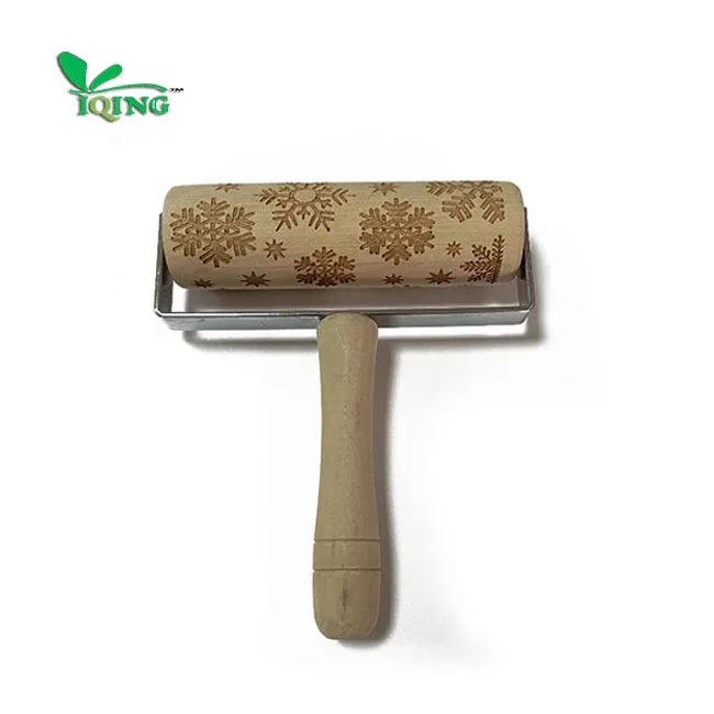 Preferential quality materials, safe household goods play dough rolling pin custom pattern mini rolling pin