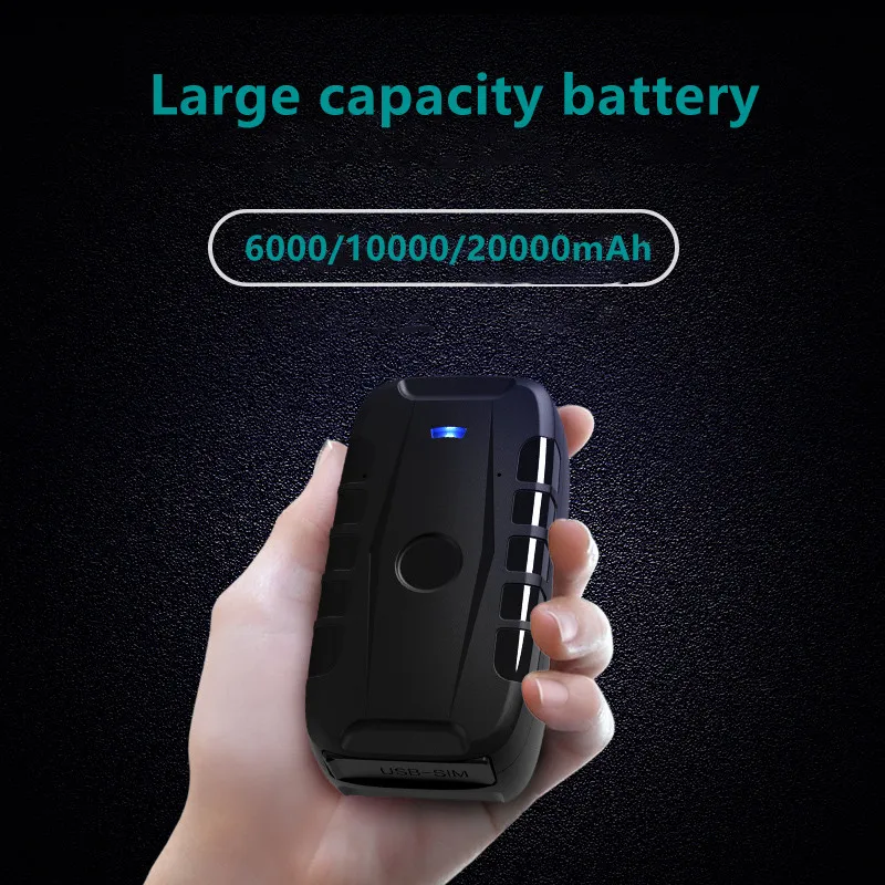 Powerful GPS Tracker Free Online Tracking Software Platform 20000mAh Long Last Battery Car 4G GPS Tracking Device
