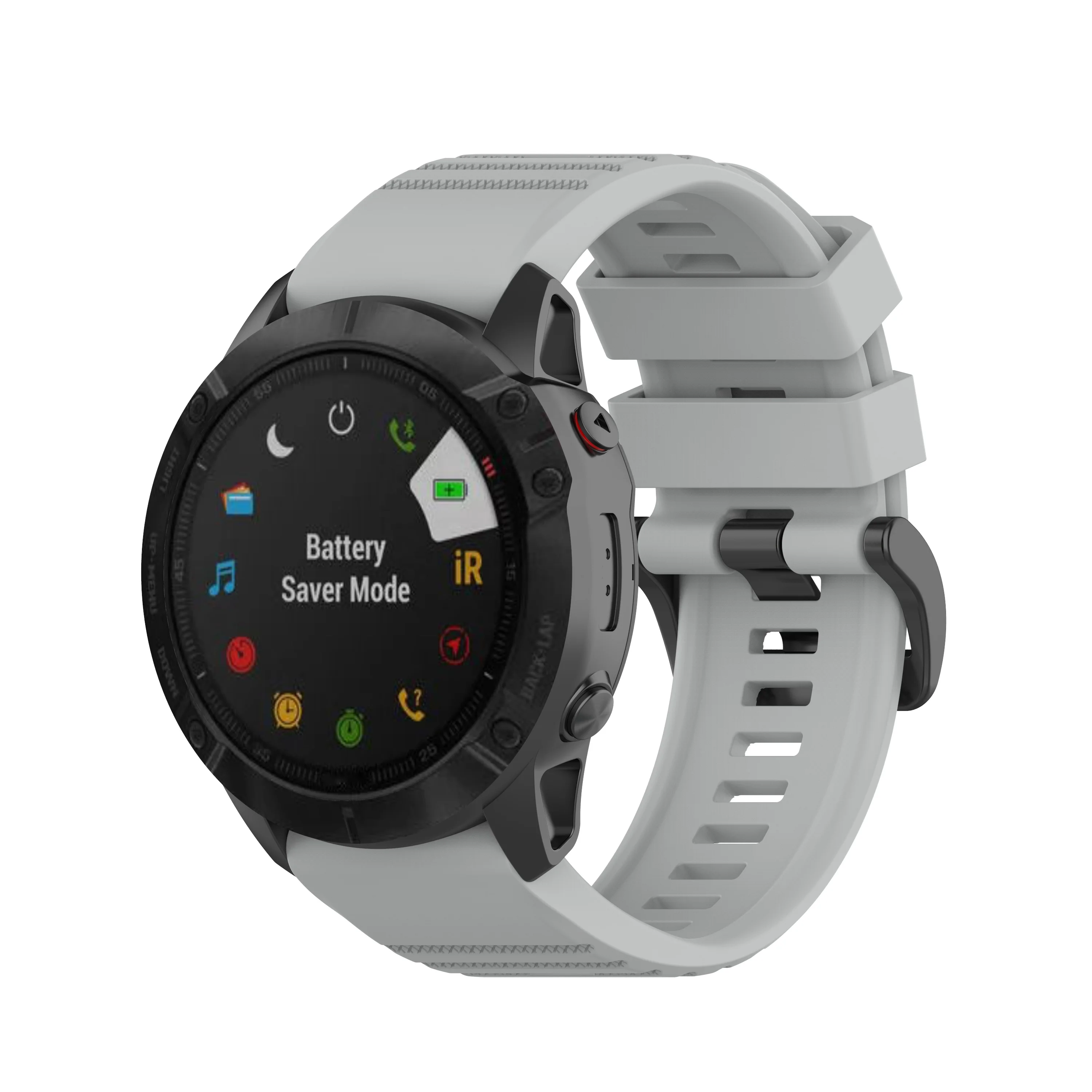 Силиконовый ремешок для смарт-часов Garmin Fenix 7X 26 мм