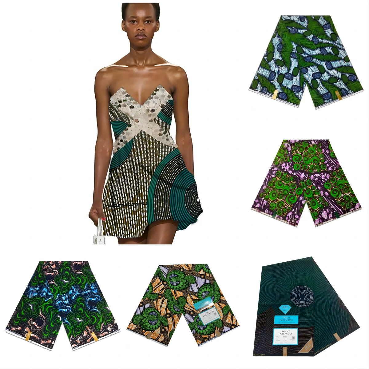 Nigerian Wax Canvas Fabric 6 Yard Tanzania Wax Print Fabric Batik Wholesale Indonesian Wax Fabric