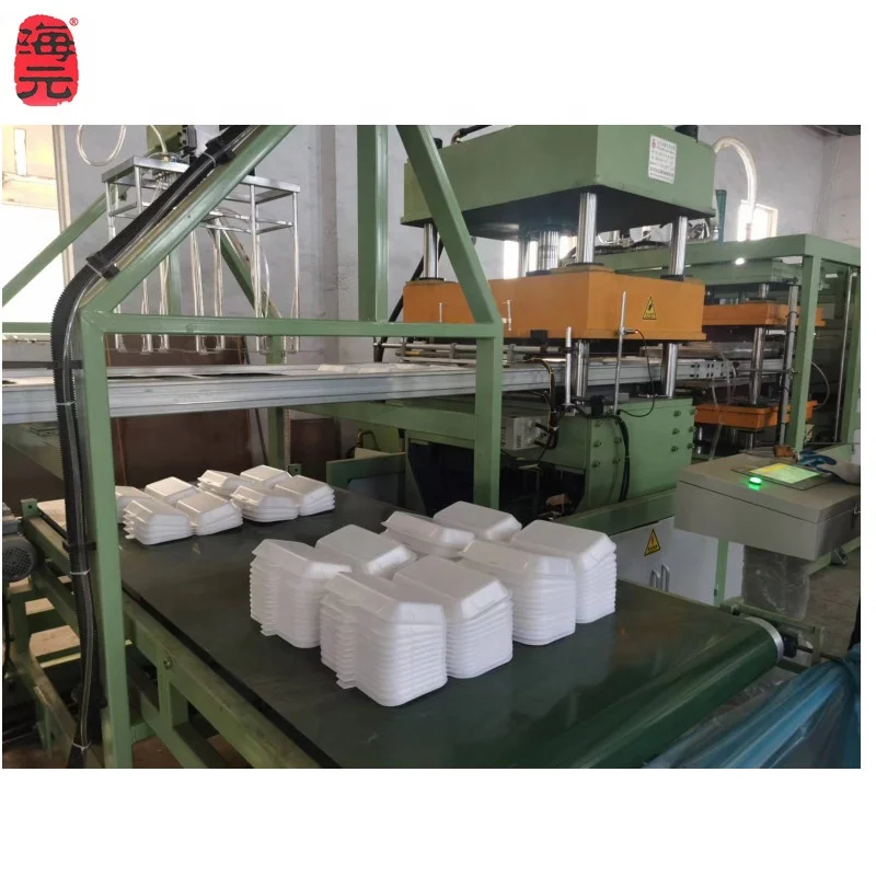 PS polystyrene foam plastic extruder making disposable plastic containers food box
