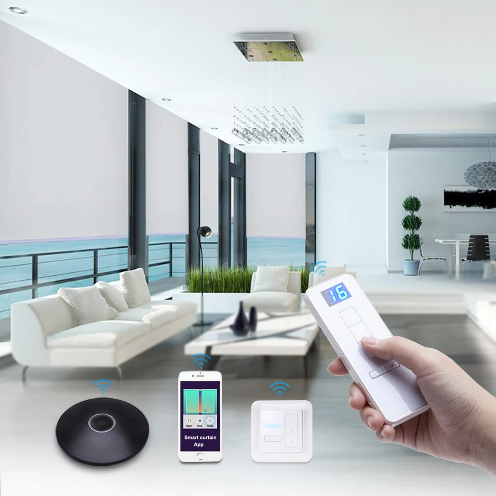  Умная роликовая шторка с Wi-Fi управлением Alexa и google