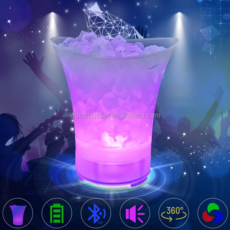 Blue tooth speaker ice bucket fashion music ice bucket bar creative champagne ice buckets