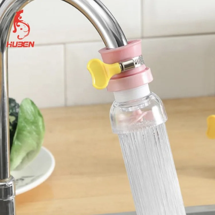 360 Degree Adjustable Faucet Extender Shower Water Tap Gadget Kitchen Bathroom Extension Filter
