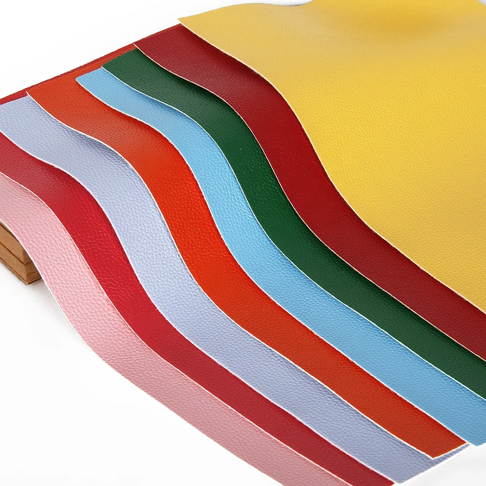 Faux Artificial Synthetic Leather Fabric Synthetic PU Leather for Shoes or Bag