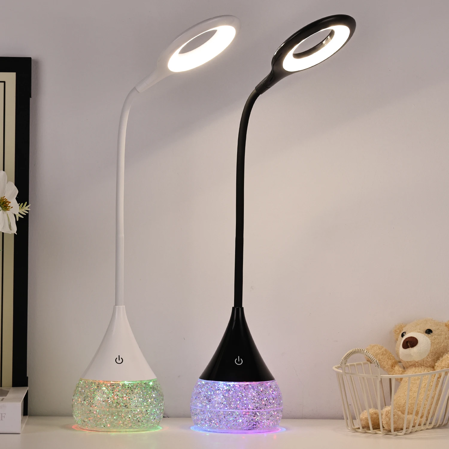 Dimmable Touch Control Modern Restaurant Table Light Led Night Bedside Desk Lamp