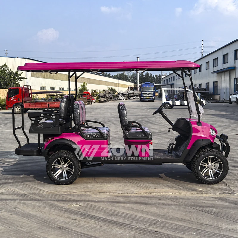 Factory Customization 6 Seater Off-road Mini Golf Car Golf Cart Street Legal Cheap Price  Sightseeing Golf Car For Sale