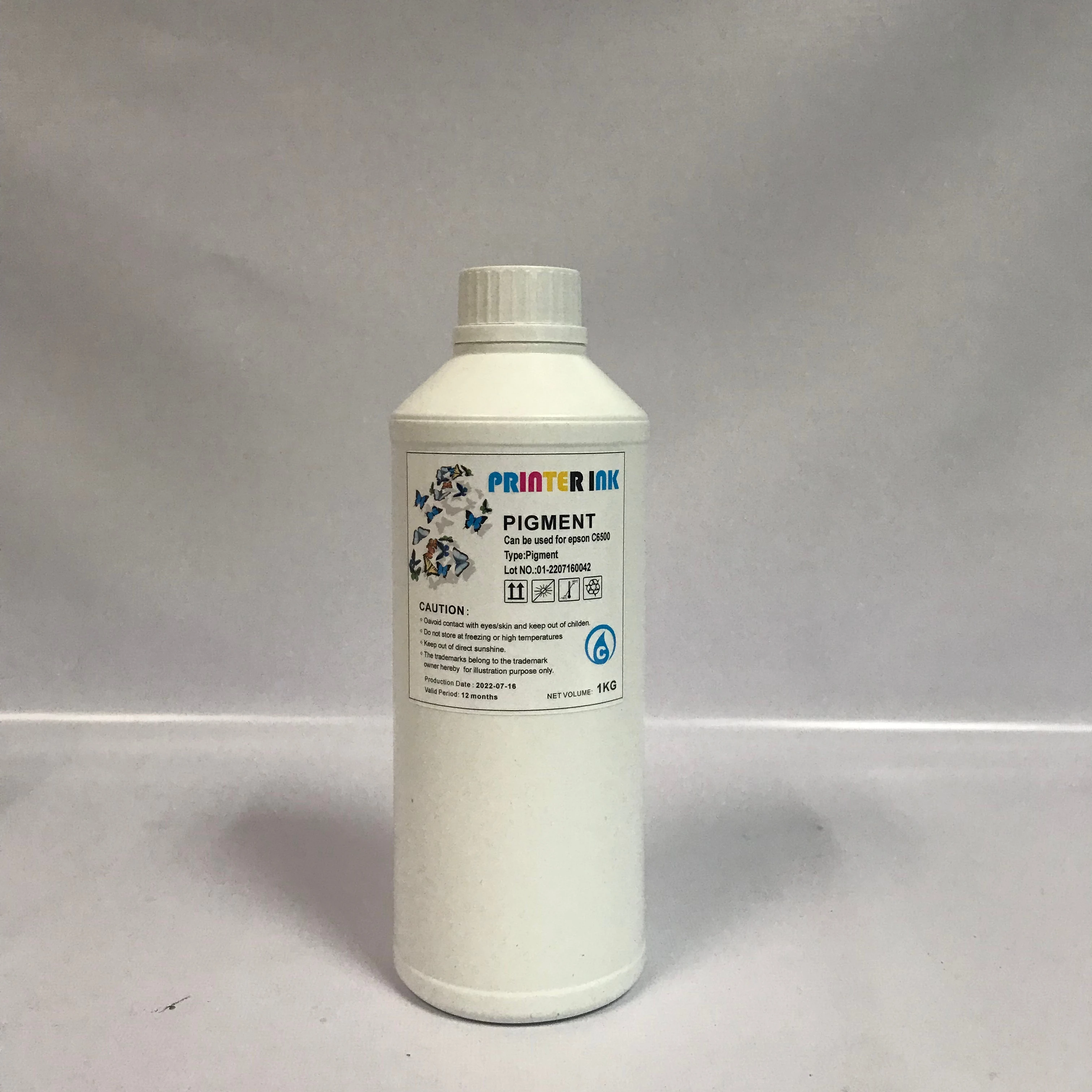 COLORTIME Printer1000ML Pigment ink for Epson ColorWorks TM C7500 C7500G C7520 C7520G label printer ink