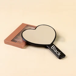 Heart Shape Handle Mirror Cheap Wholesale Portable Makeup Mirrors Customized Logo Private Label Glass Mirrors