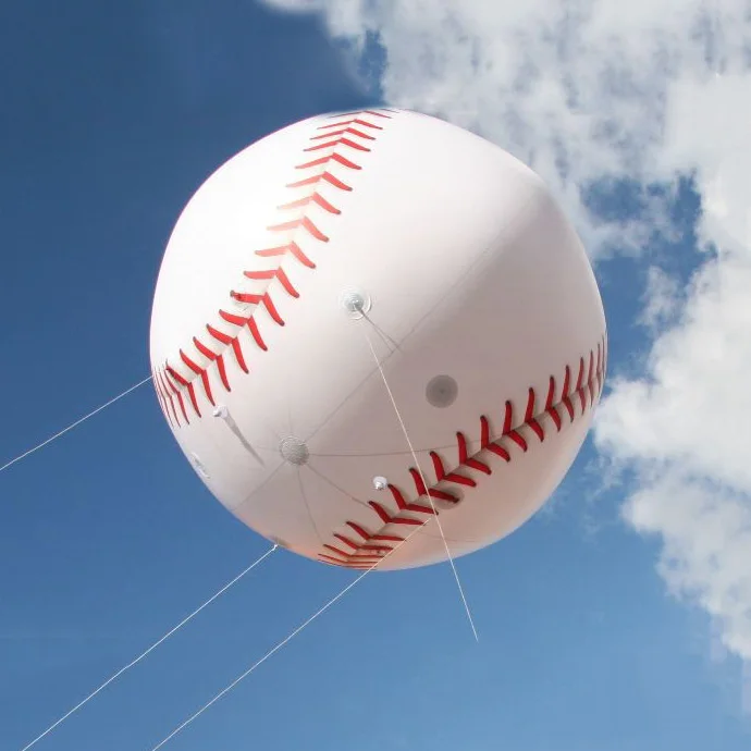 China manufacturer professional sale custom pvc inflatables giant flying balloon LED lighted inflatable moon