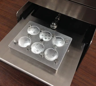 SA-6 K Cup Auto Sealing Machine Keurig Sealer 2.0 Aluminum Foil Lid Print Private Logo