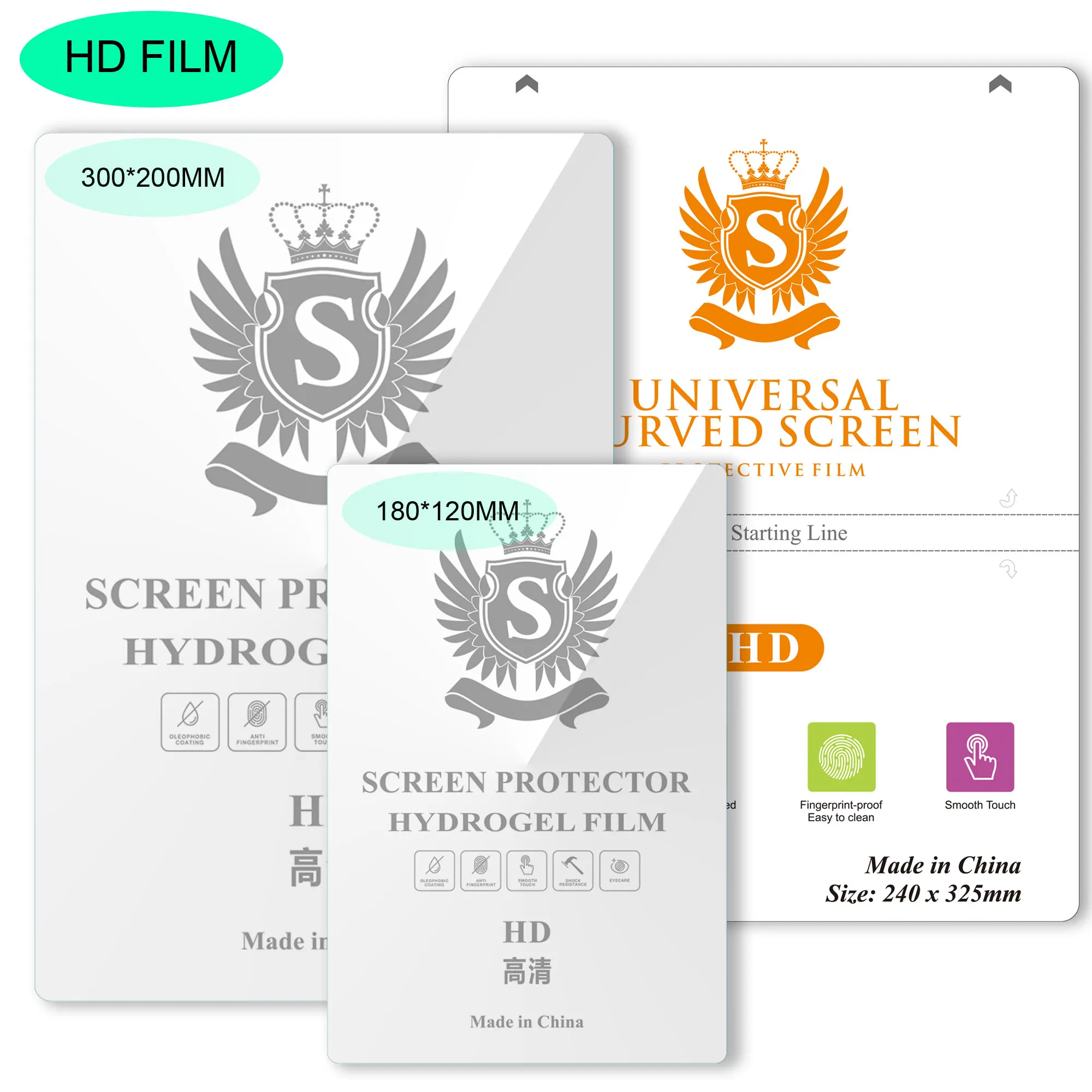 Transparent TPU Screen Protector Film Unit Sheets for Screen Protector