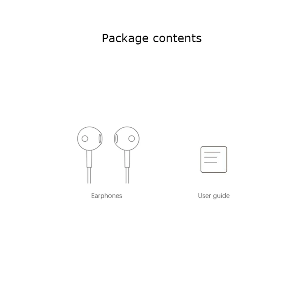 Hot Sale Wired headset wire headphone  xiao mi earphone headphone Earphone Wholesale from China for xiaomi