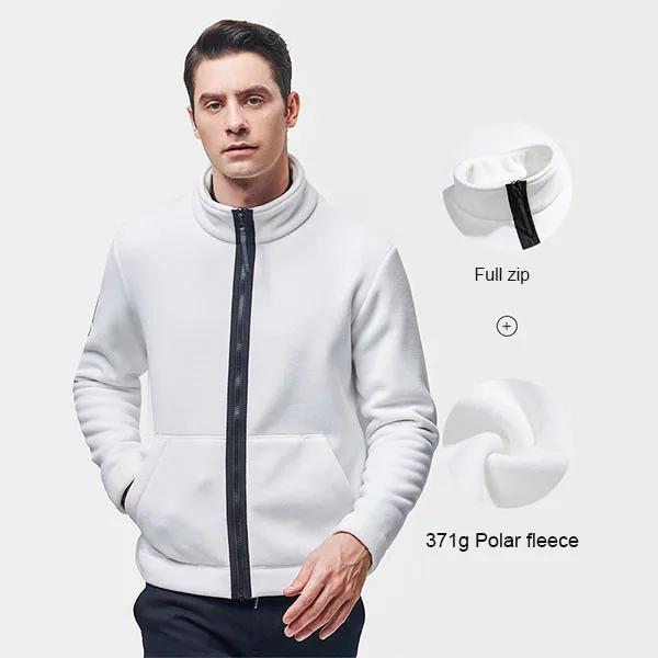 MOQ Образец пользовательского логотипа оптом унисекс зимняя микро-флисовая мужская куртка с длинным рукавом для зимы