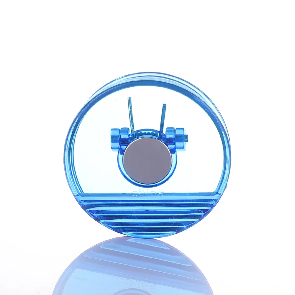 Small Plastic Round Shaped Fridge Magnetic Clip Office Refrigerator Magnet Paper Clips